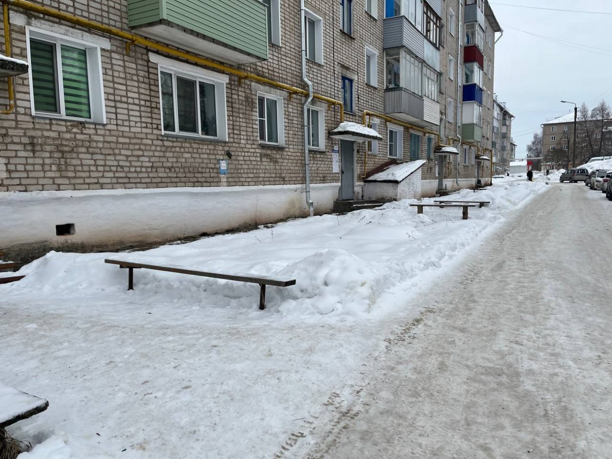 Дом, окна, улица, зима, снег Артем Дубенчук