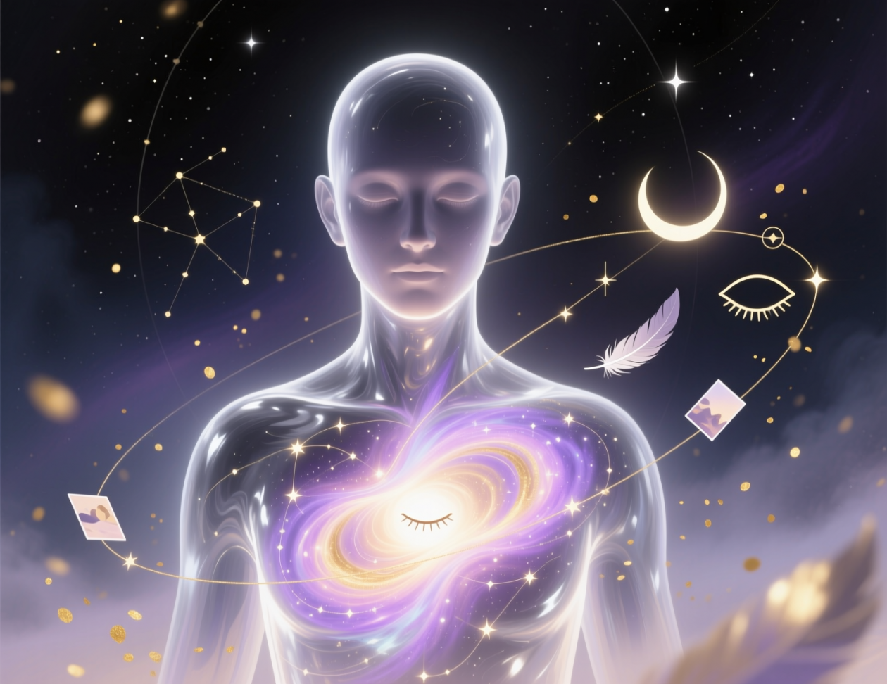 Как узнать цвет Личной ауры Изображение сгенерировано ИИ Qwen Chat (18+)