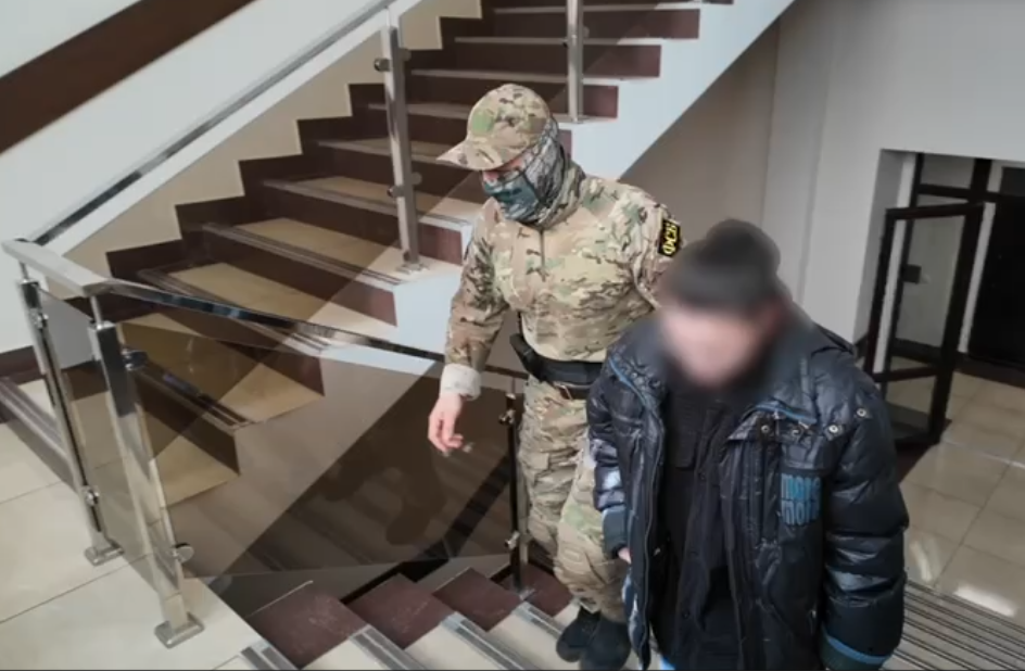 Кадр из видео УФСБ по Крыму и Севастополю