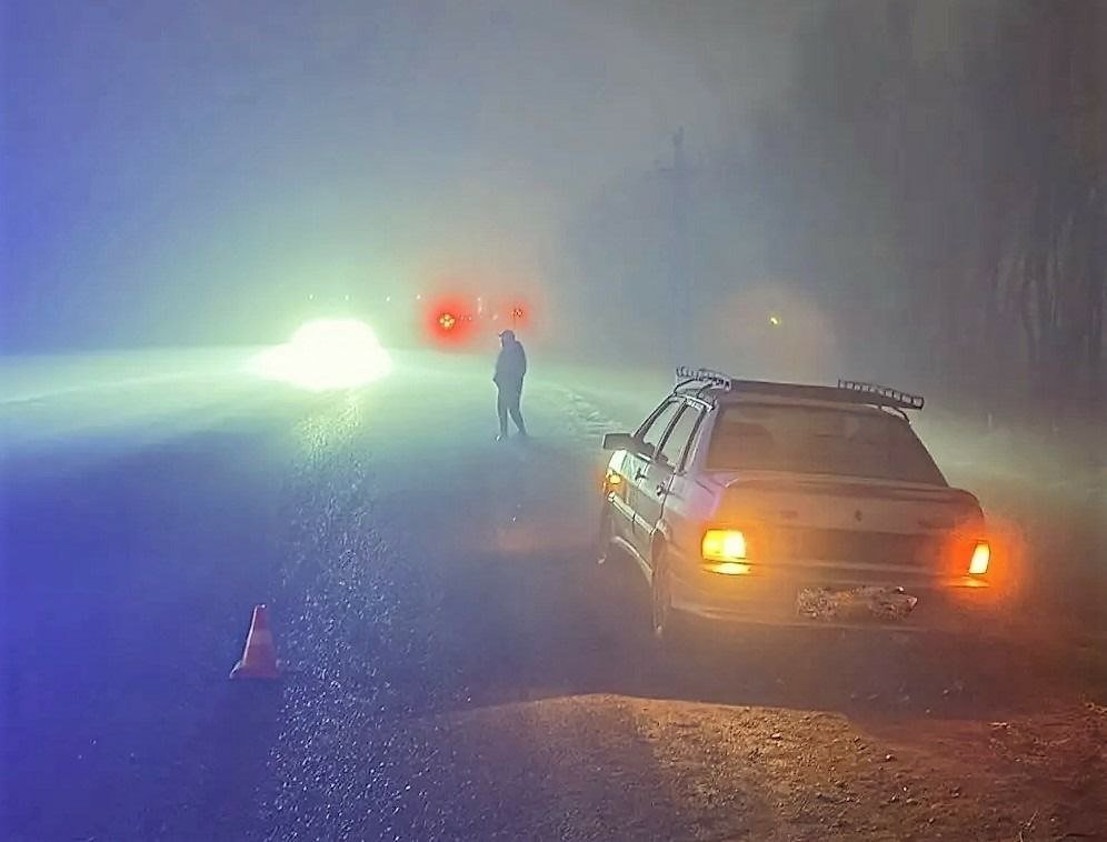 Нетрезвый пешеход в тумане попал под колёса на трассе на Ставрополье пресс-служба Госавтоинспекции Ставрополья