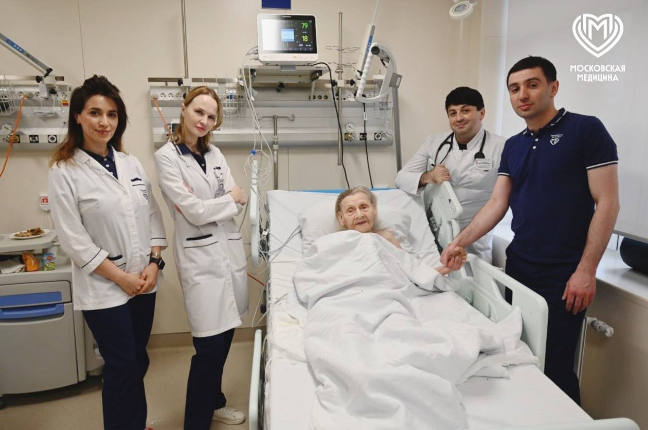 Московские врачи спасли 100-летнюю пациентку в больнице Вересаева Telegram / &quotМосковская медицина&quot