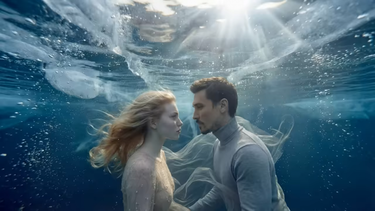 Дима Билан и нейро-Снегурочка из Бурятии представили клип &quotГраницы&quot кадр из клипа