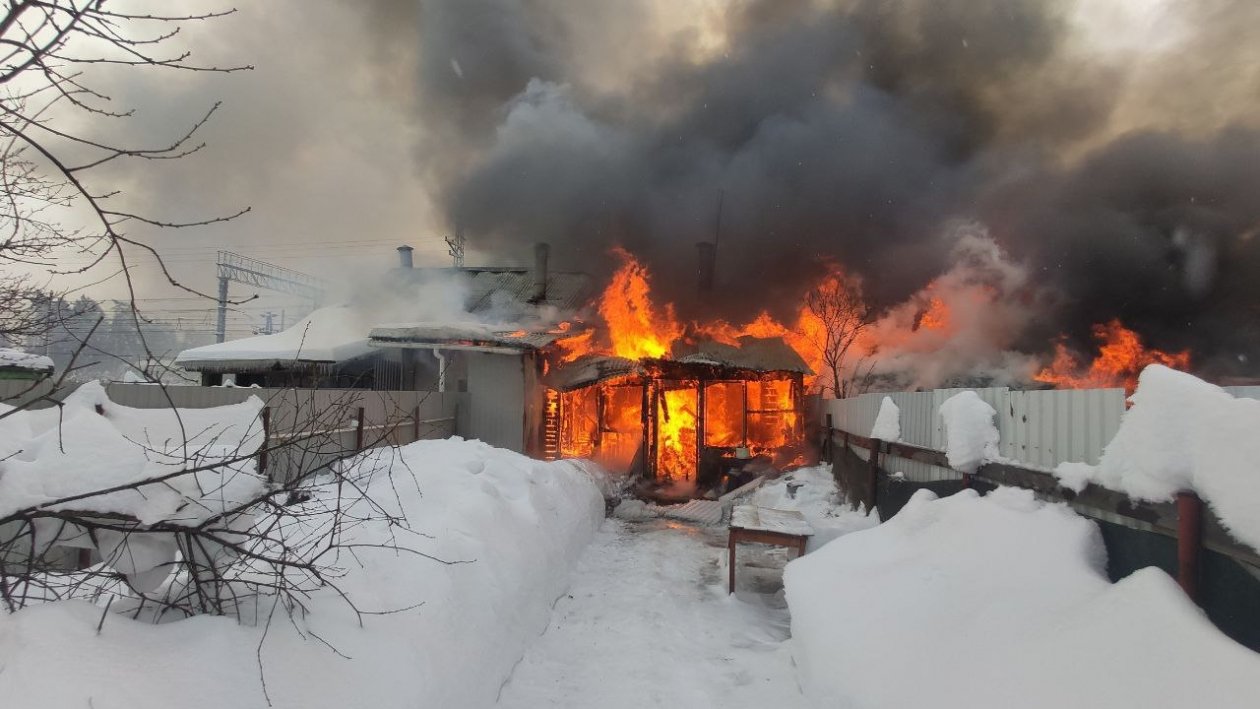 Пожар в Московской области ГКУ МО &quotМособлпожспас&quot