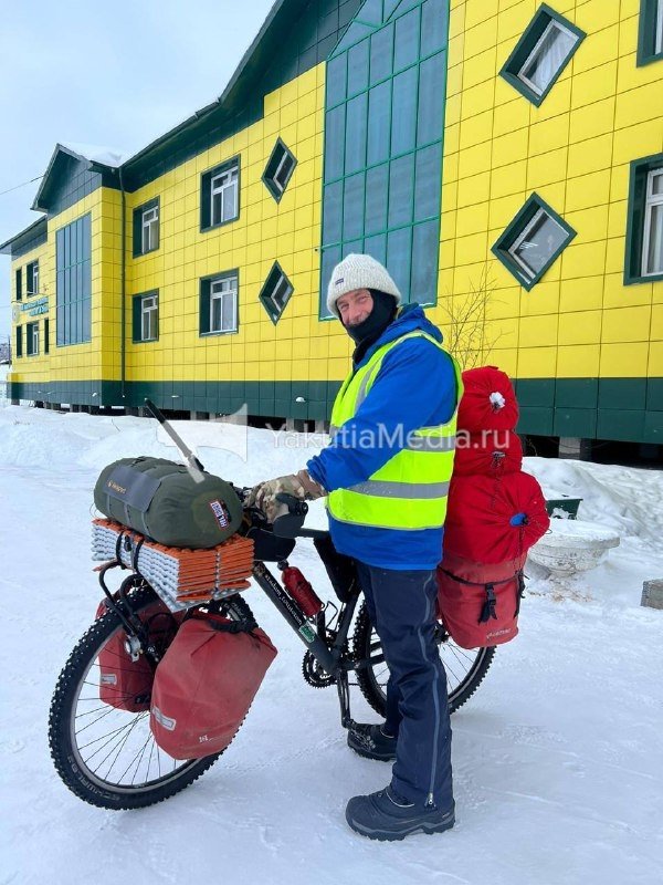 Польский велотурист скончался в Якутии из личного архива Адама Бурейко