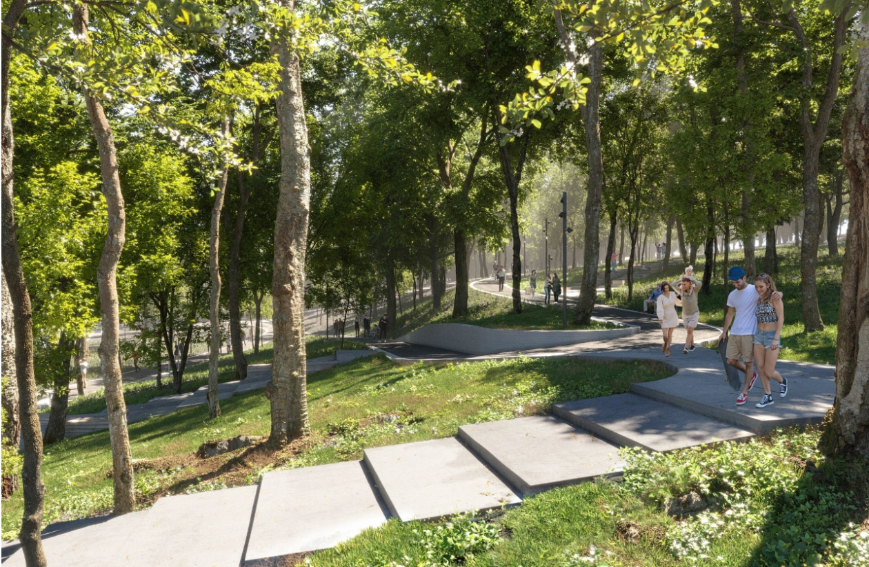 Типовое решение для юго-восточного склона Сапёрного редута №4 Concrete Jungle