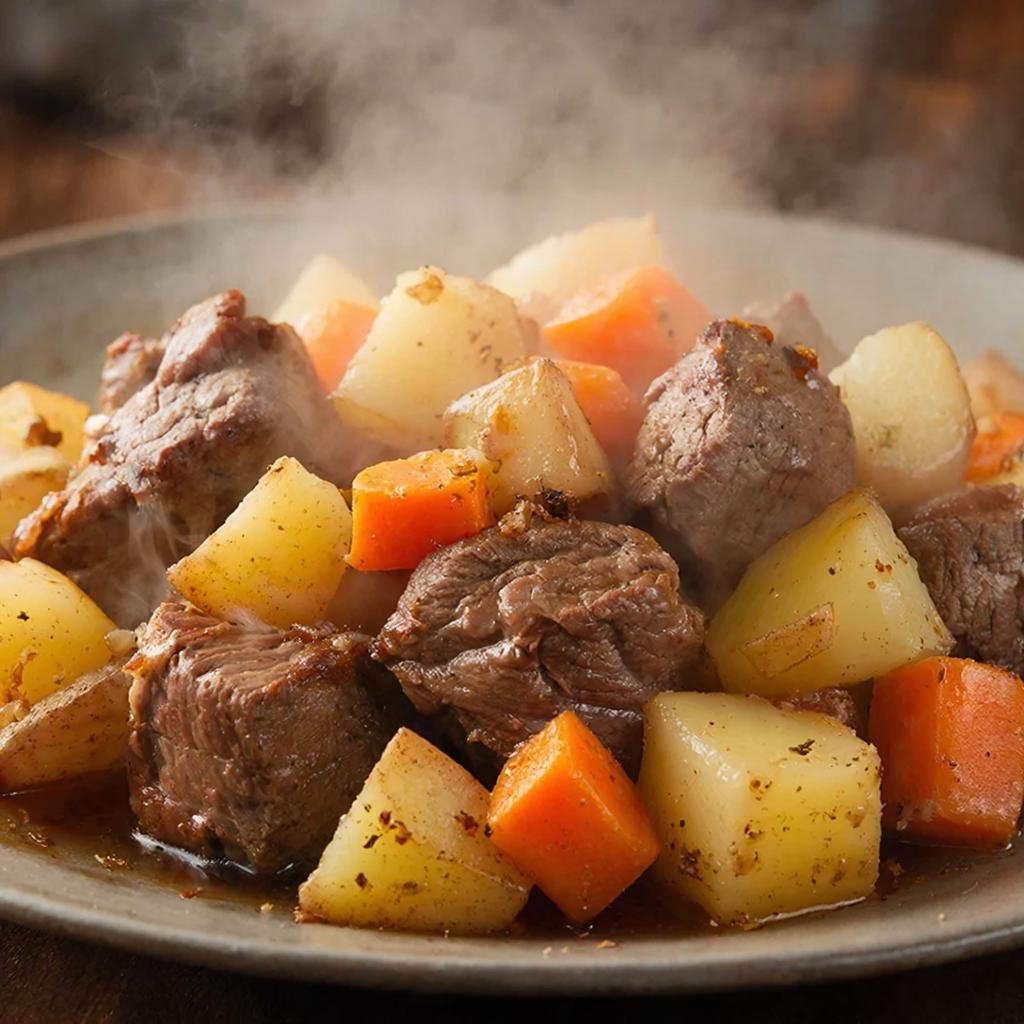 Простейший рецепт нежного и сочного жаркого по-домашнему из говядины Kandinsky 5.0 (18+)