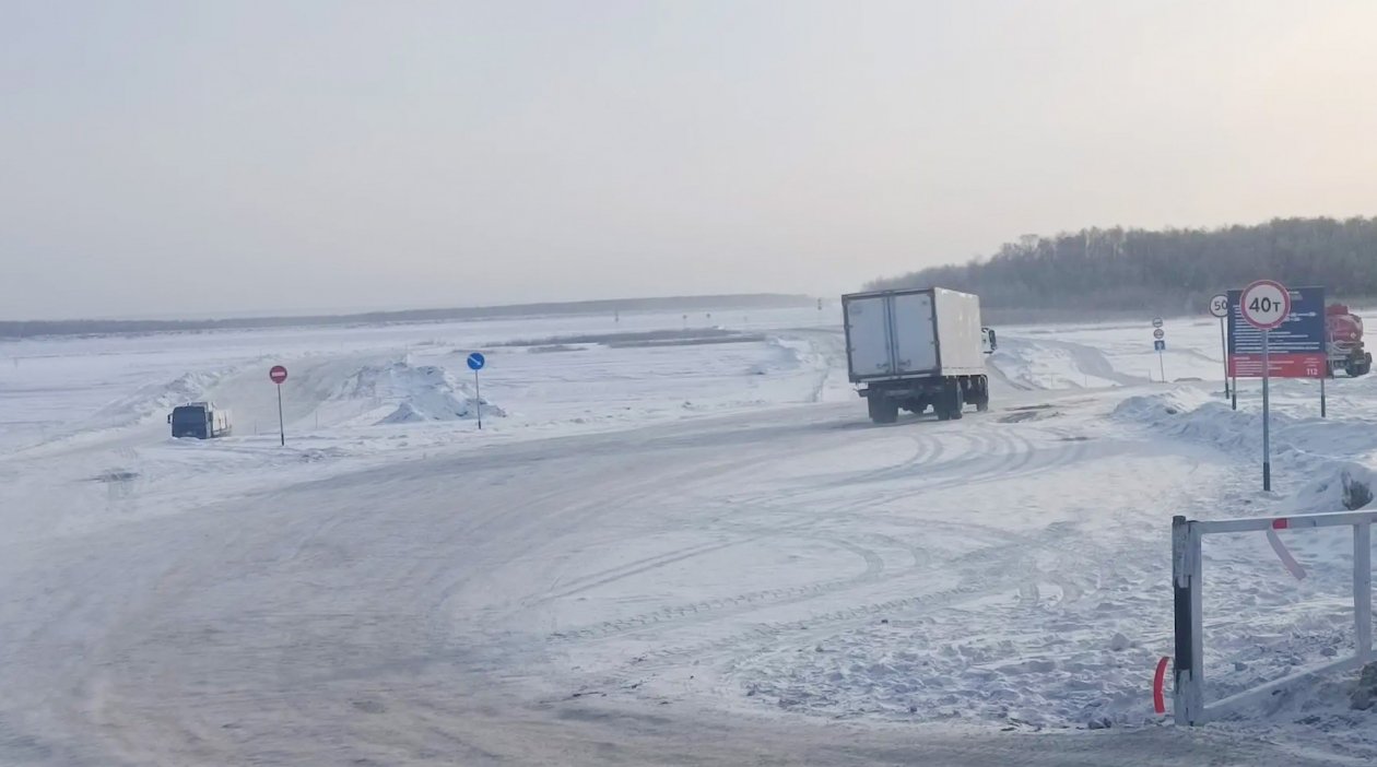 Грузоподъёмность зимника Якутск–Нижний Бестях выросла до 40 тонн пресс-служба Упрдор Вилюй
