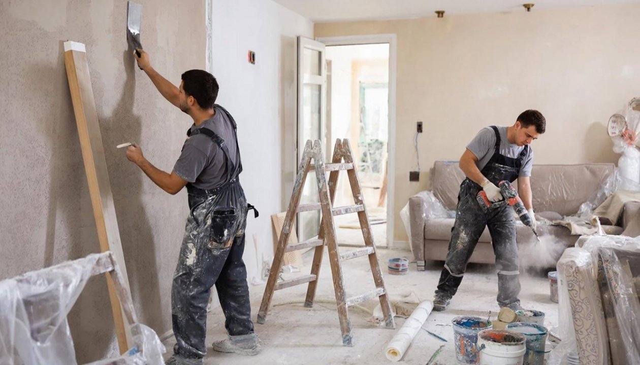 Ремонт в квартире ИИ Kandinsky (18+)