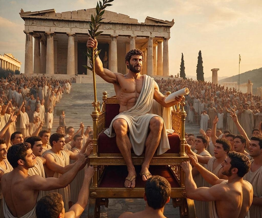 В Древней Греции вас бы носили на руках за ум, если справляетесь на 8/8 - ТЕСТ по мифам ИИ GigaChat (18+)