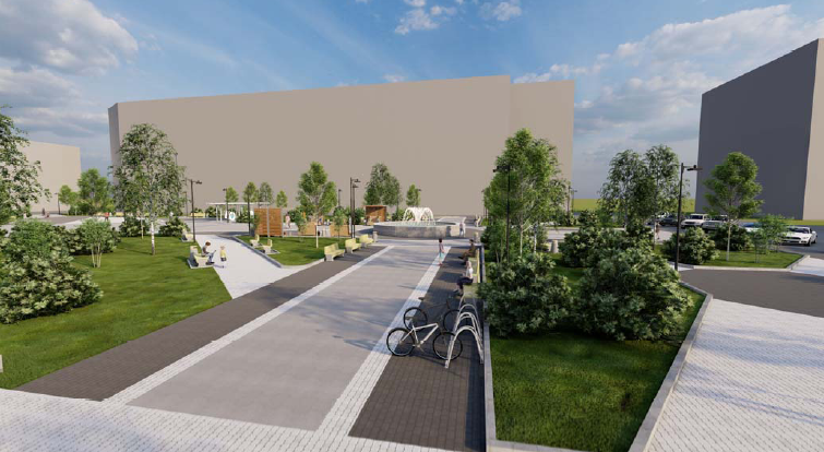 Магадан готовится к первому этапу обновления площади Космонавтов Источник