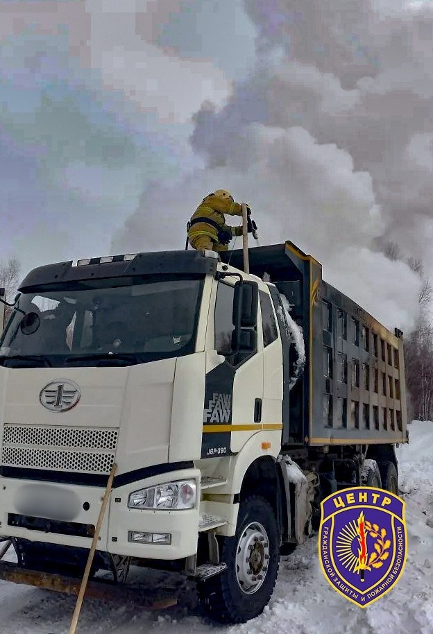 По предварительной версии, к пожару привела неисправность системы подогрева Амурский центр ГЗ и ПБ