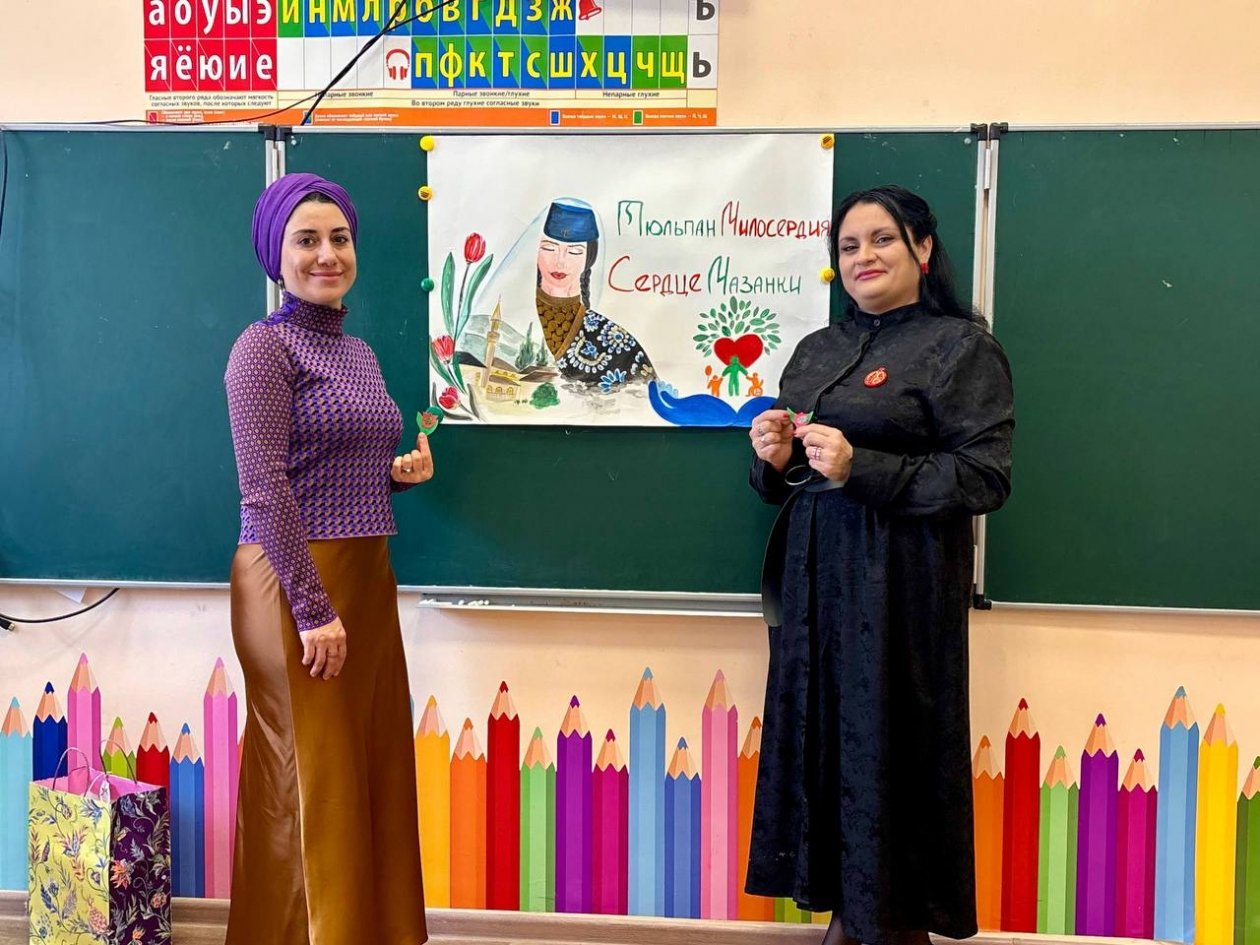 Дети сделали &quotтюльпаны милосердия&quot Пресс-служба ДУМК