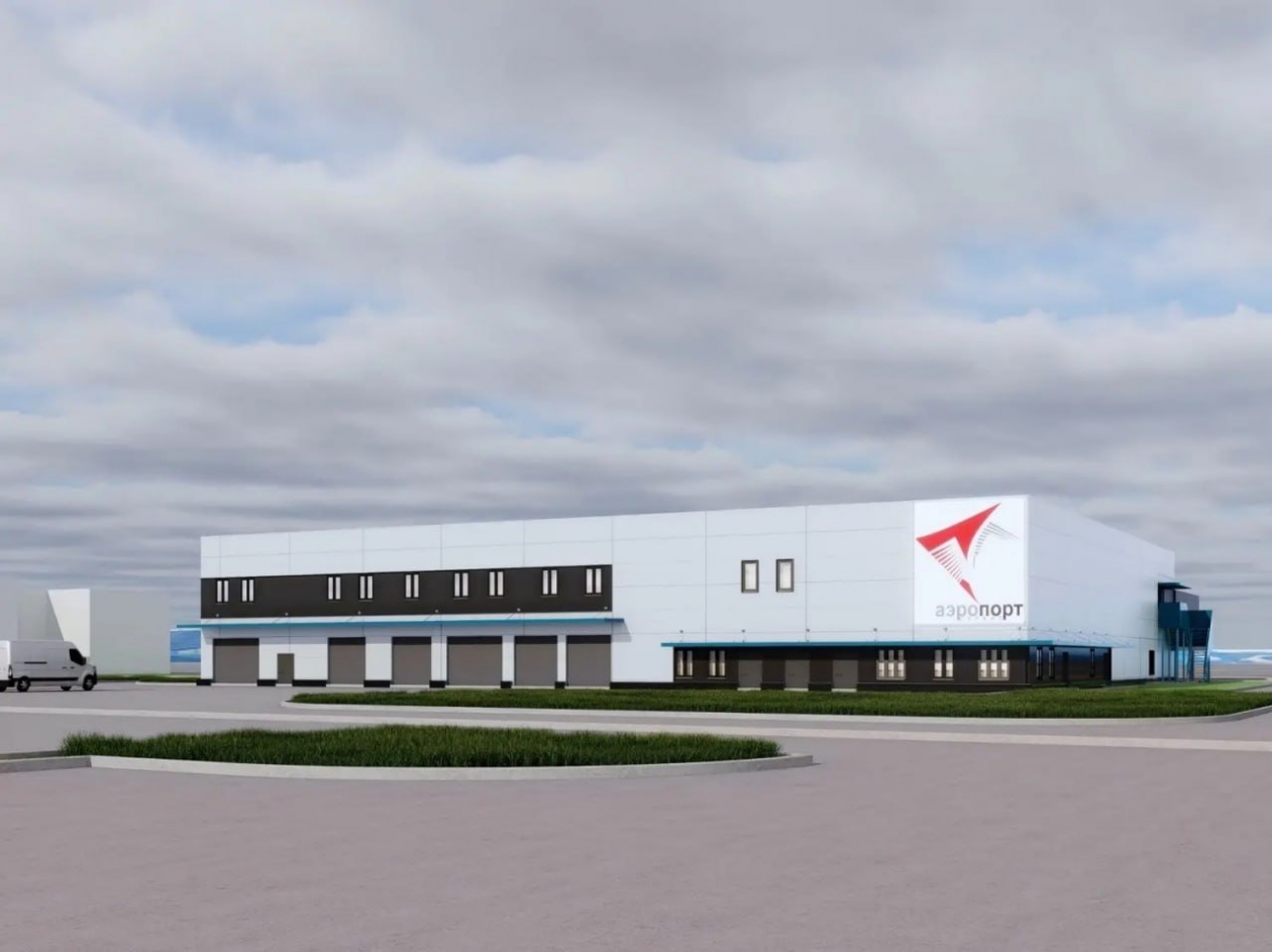 Проект обновленного грузового терминала в аэропорту Южно-Сахалинска пресс-служба КРДВ
