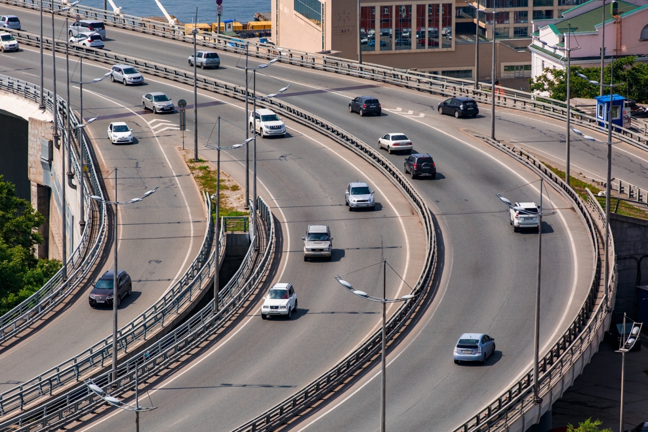 Владивосток, море, город, золотой мост, дорога, транспорт Илья Аверьянов, ИА PrimaMedia