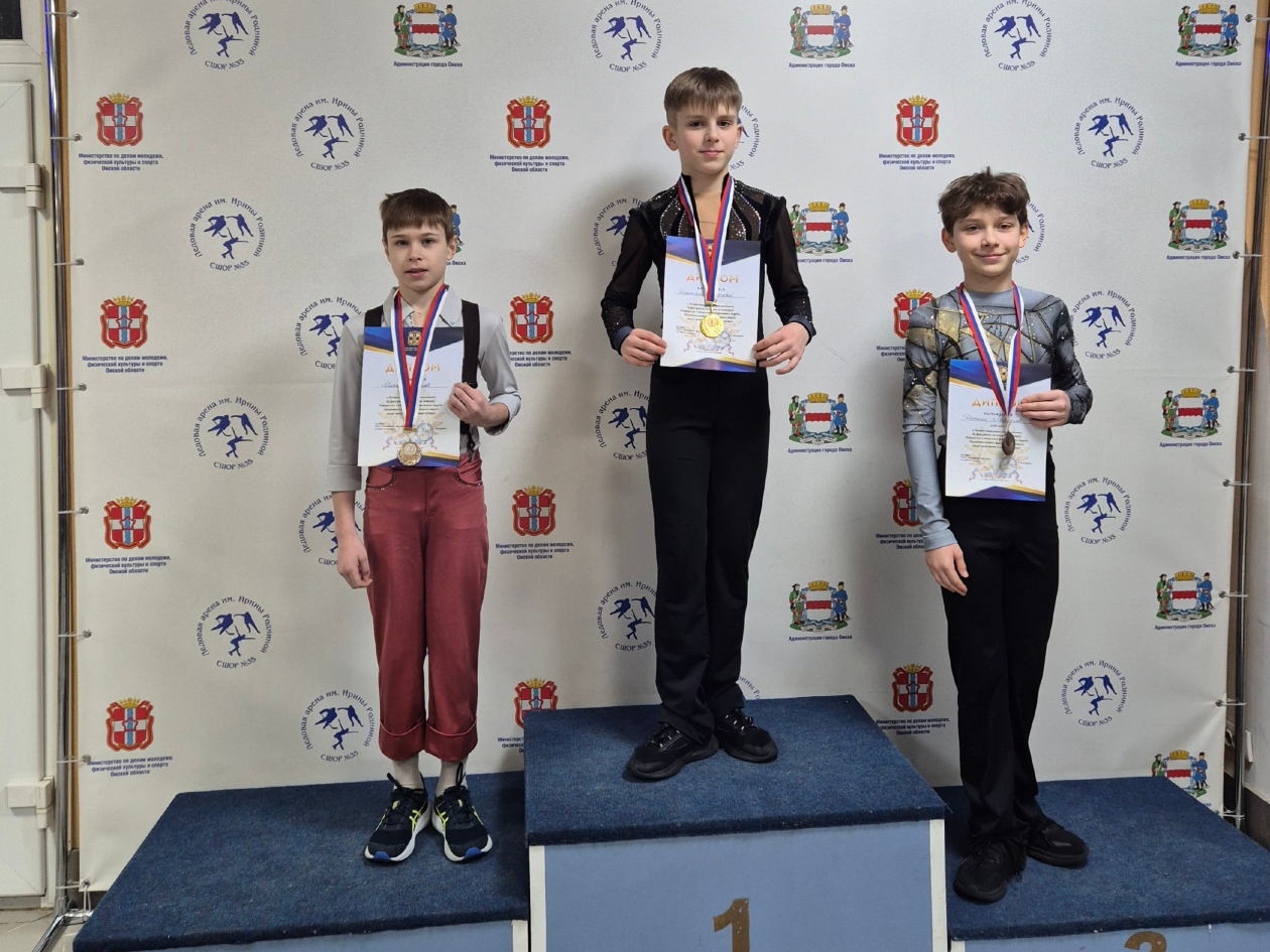 Медалисты межрегиональных соревнований по фигурному катанию пресс-служба министерства спорта Сахалинской области