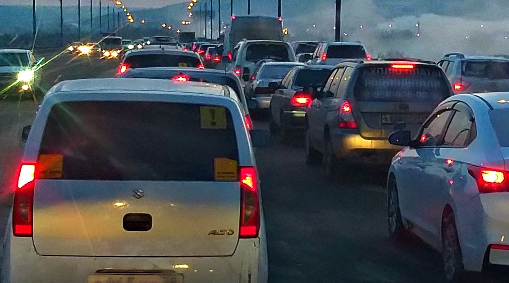 Автомобильная пробка Екатерина Калмыкова, ИА IrkutskMedia