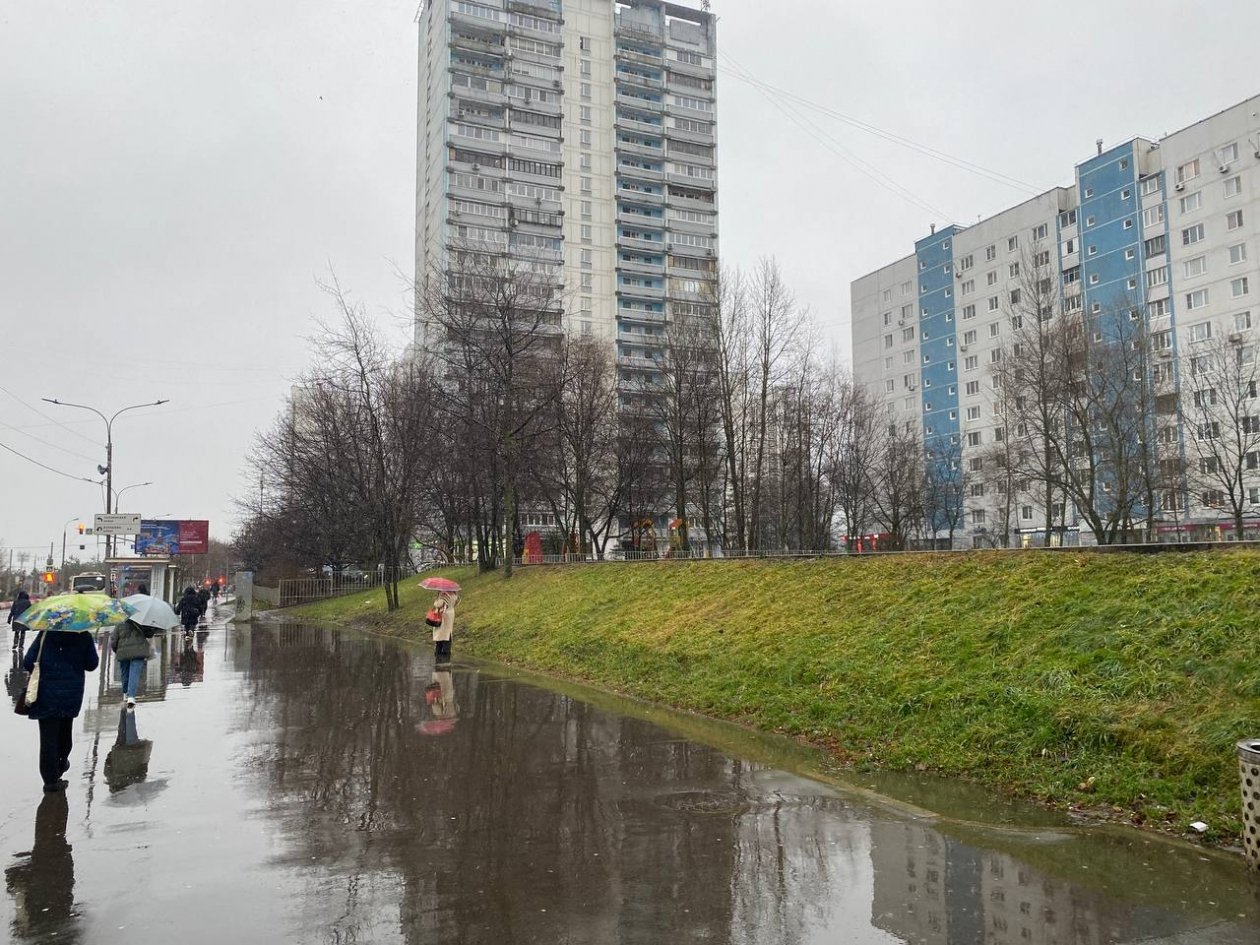 Слякоть в Москве ИА StolicaMedia