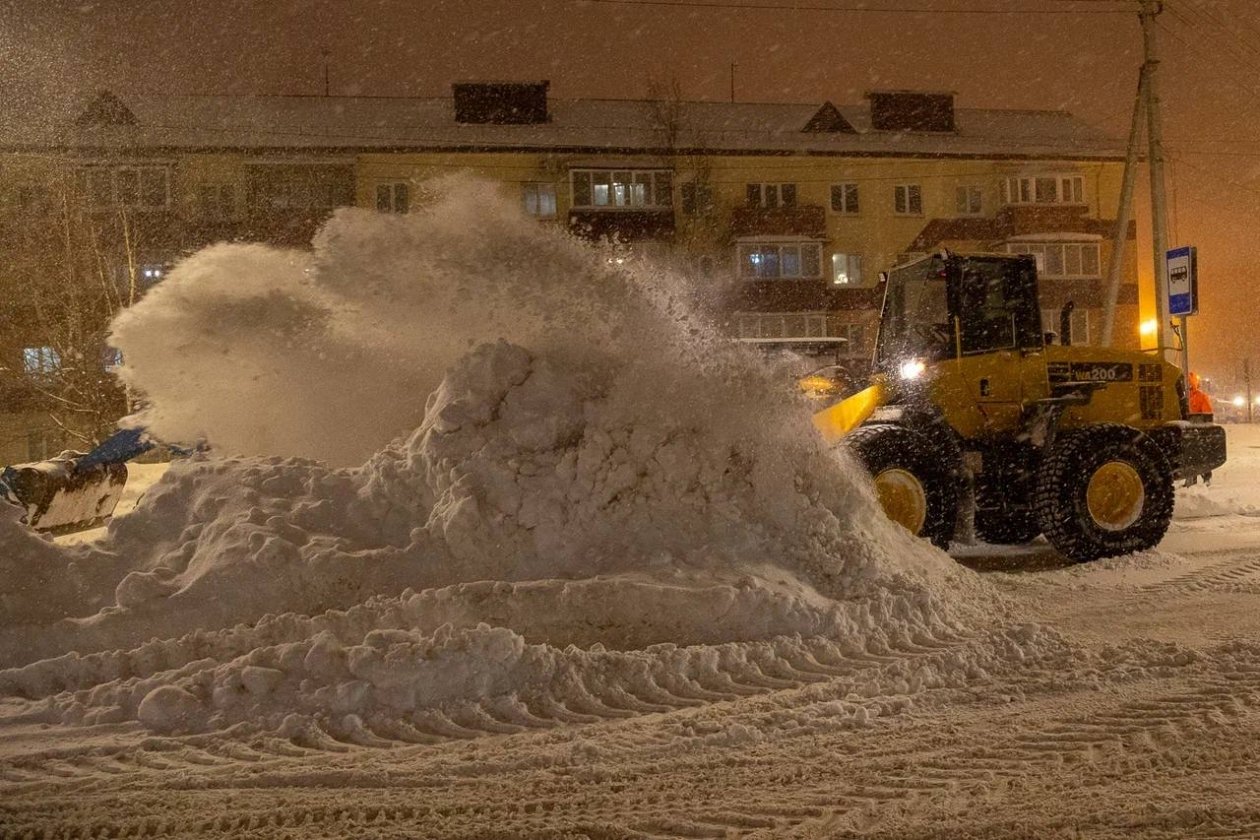 В Южно-Сахалинске за сутки вывезли около 17 тысяч кубометров снега пресс-служба мэрии города