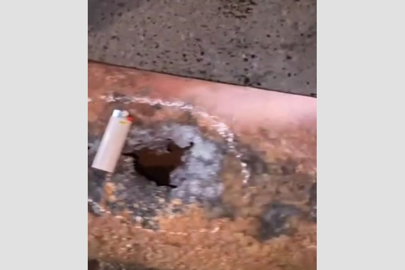 Коммунальную аварию, из-за которой часть Кисловодска осталась без тепла устранили скриншот видео из соцсетей Е. Моисеева