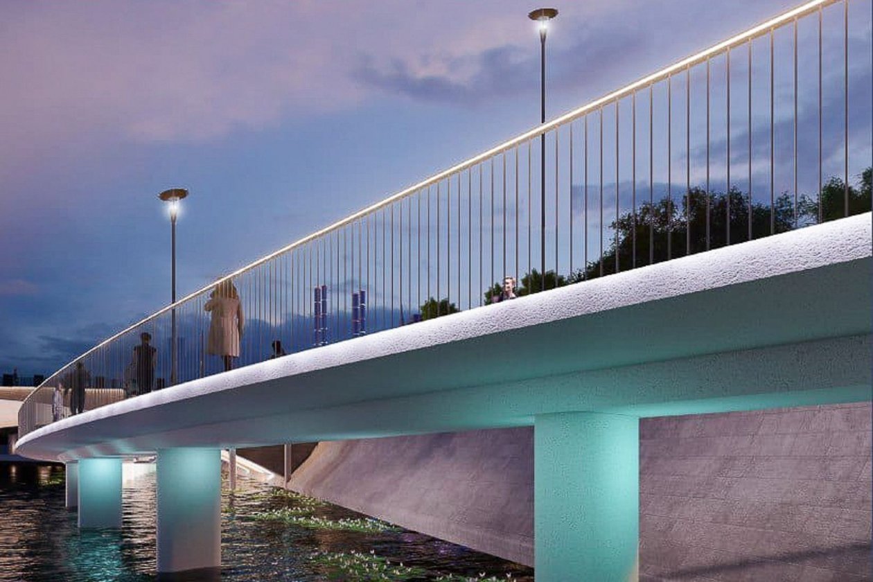 Проектное решение моста на Болотной набережной https://www.mos.ru