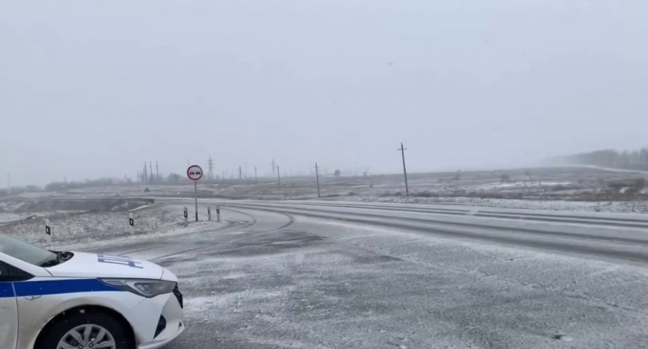 Снегопад и ветер снижают видимость на дорогах Ставрополья Госавтоинспекция Ставрополья