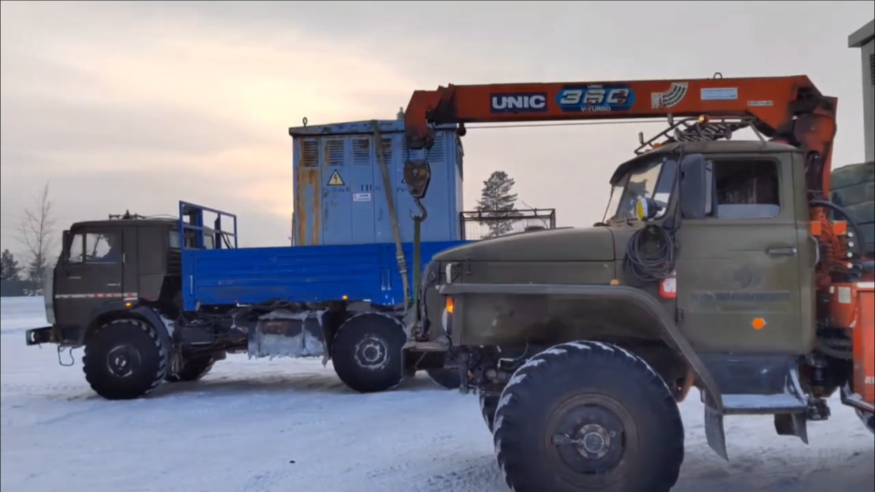 Трансформаторные подстанции для электрического отопления домов доставили в Бодайбо Пресс-служба АО &quotВитимэнерго&quot
