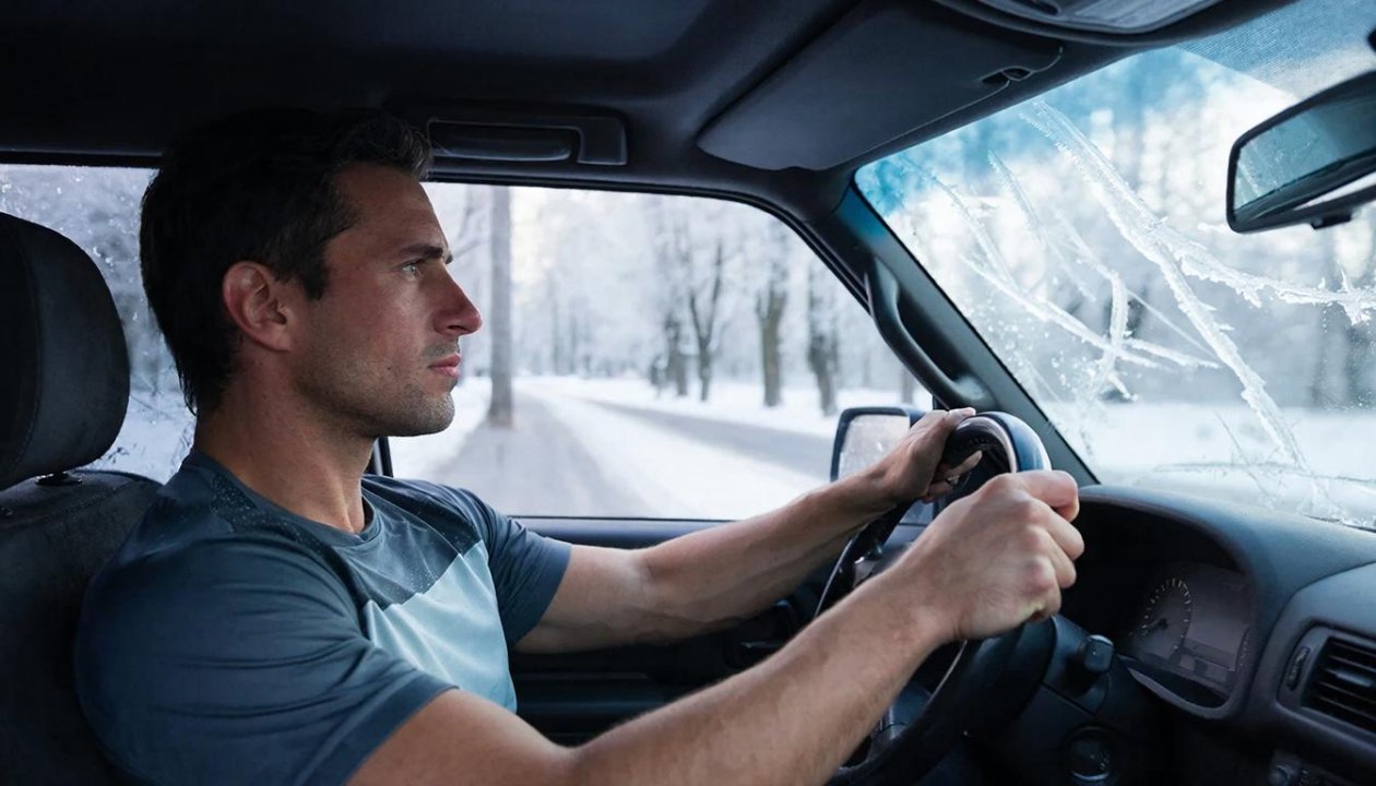 Даже в феврале езжу в футболке: один простой трюк и салон прогревается за минуты ИИ Kandinsky (18+)