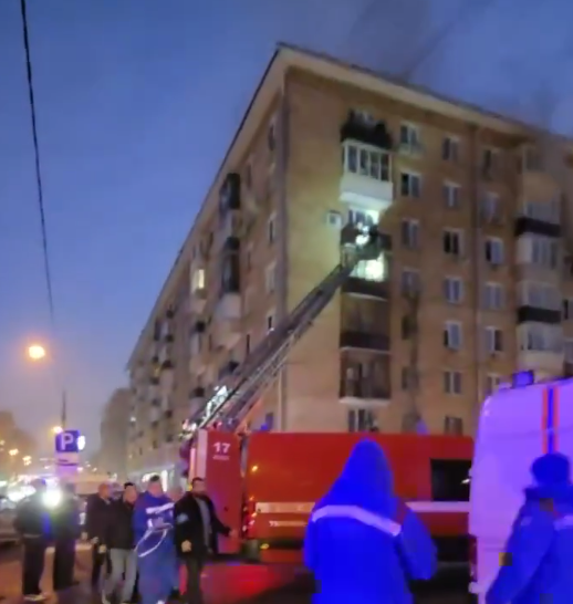 Место пожара скрин из видео