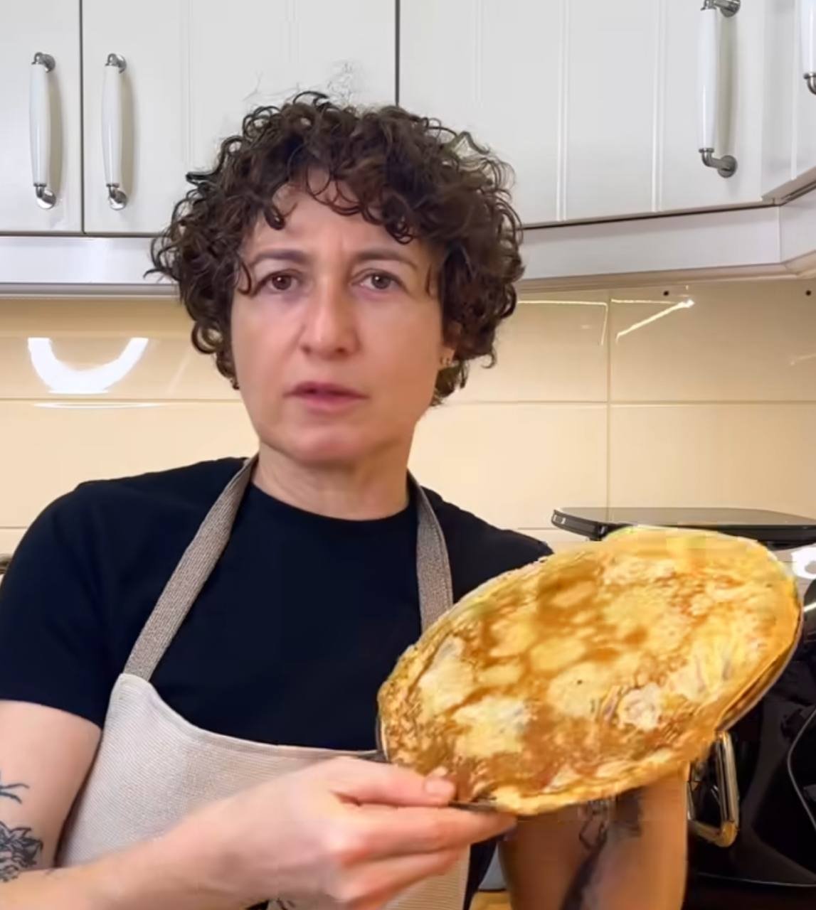 Елена Ландэ скриншот из видео. соцсети Елены Ландэ