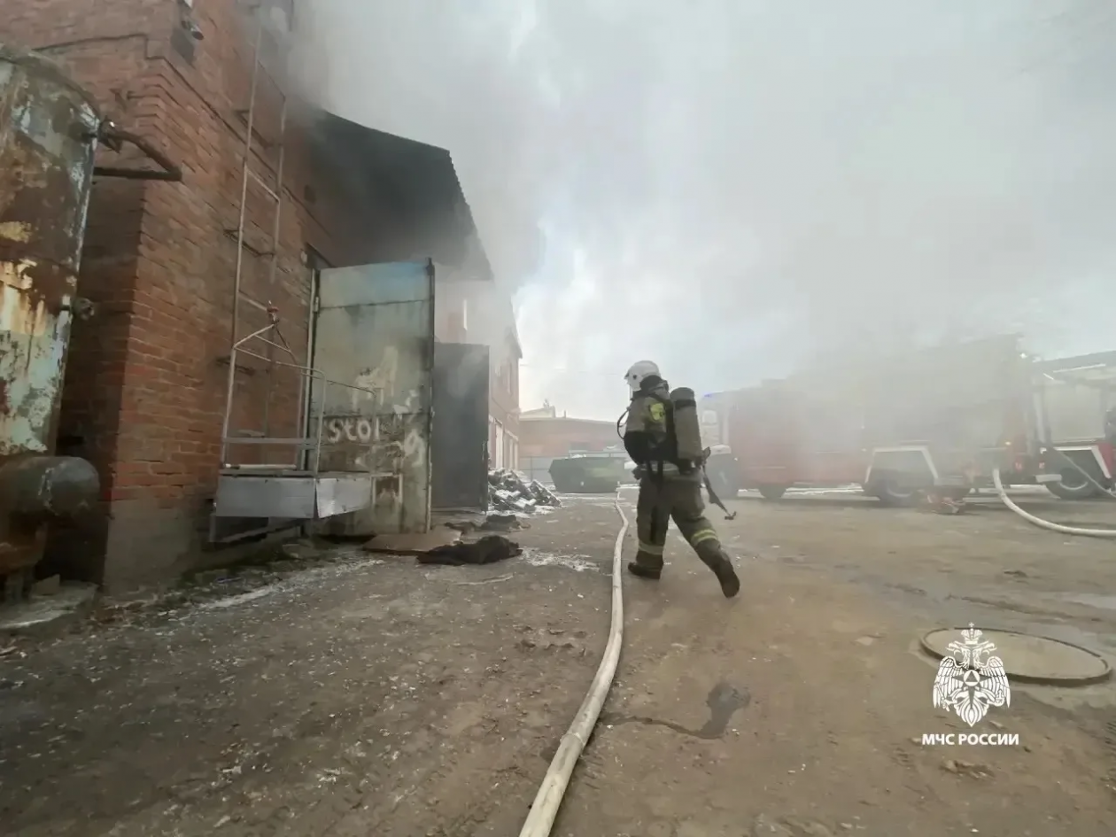 Пожар в Краснодаре МЧС Кубани