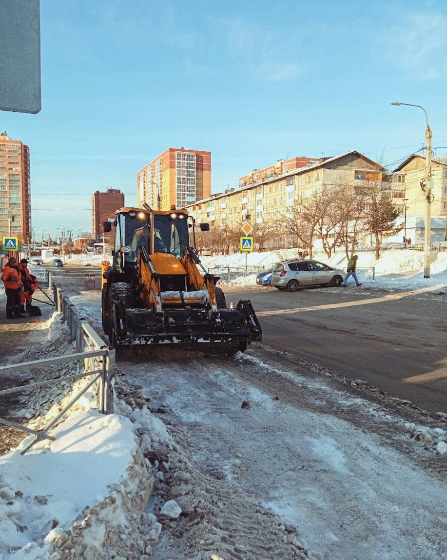 Уборка дорог администрация Иркутска