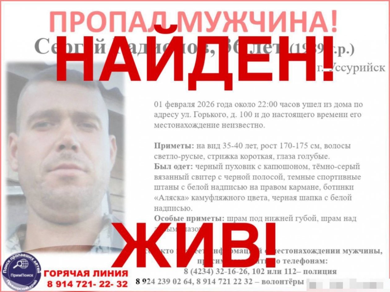 Пропавший найден Tg-канал (18+) ПРОО &quotПримПоиск&quot