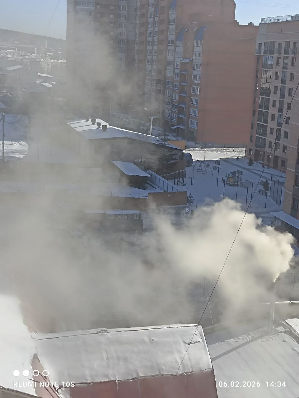 Выбросы от котельной читателя ИА ChitaMedia