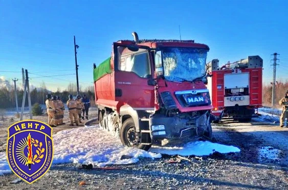 В аварии на территории АГПЗ пострадали водители Амурский центр ГЗ и ПБ