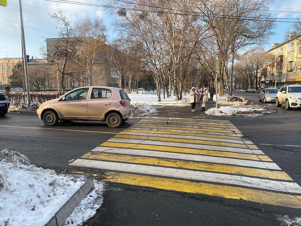 Место аварии предоставлено Госавтоинспекцией Уссурийска
