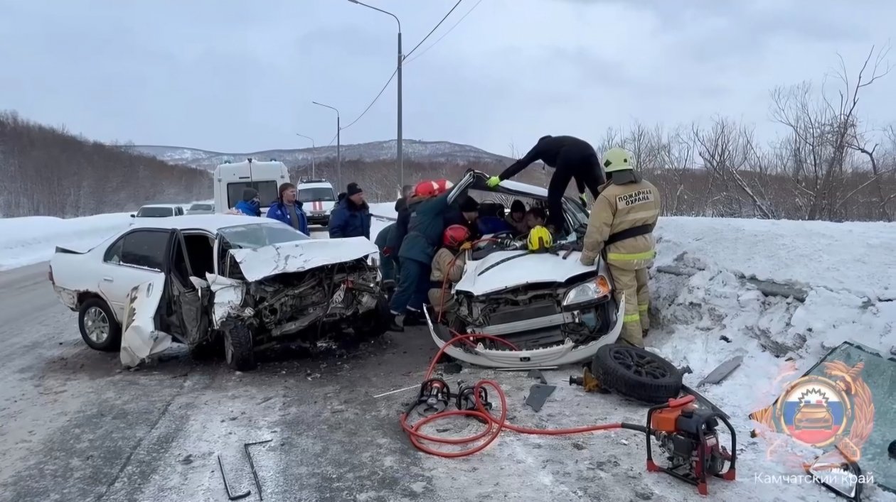 Фото с места событий УГИБДД УМВД России по Камчатскому краю