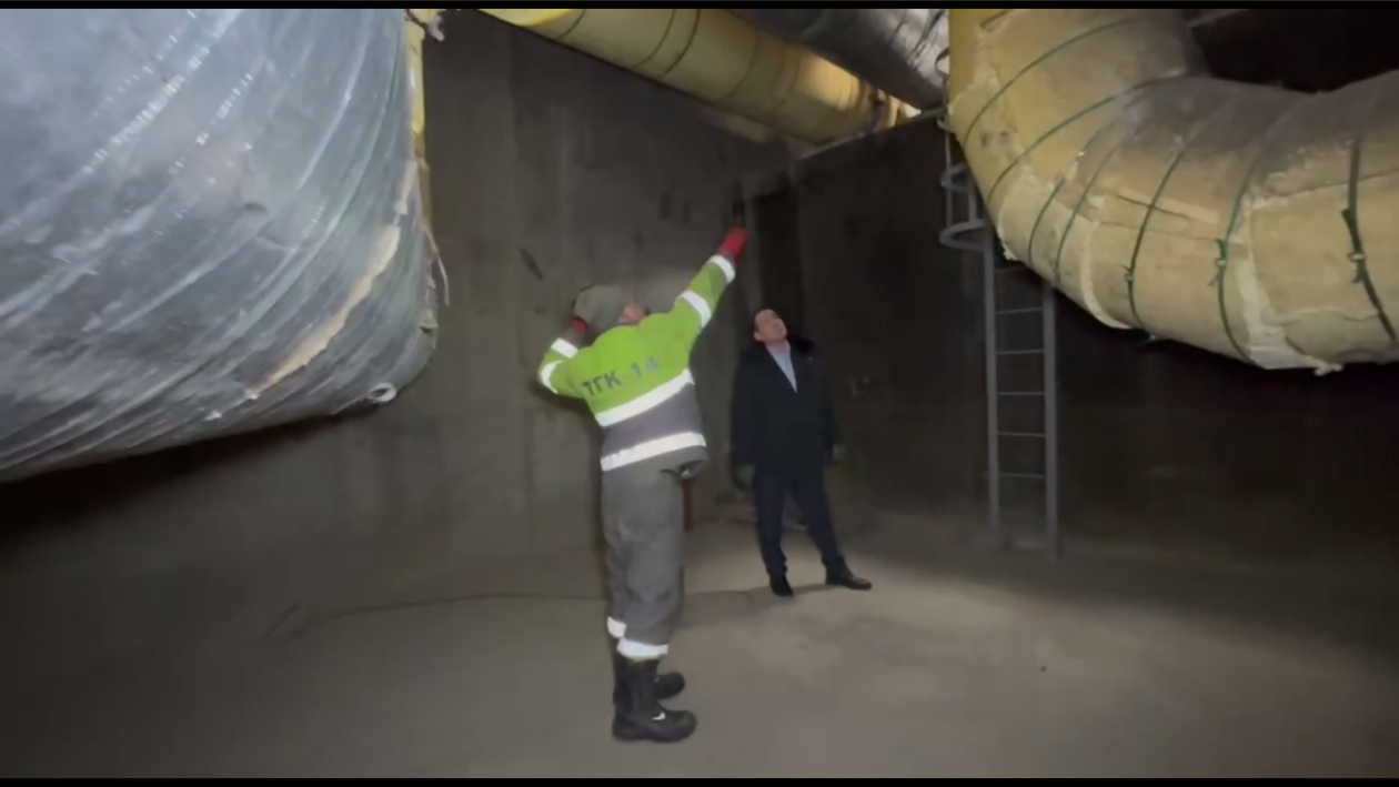 Под Улан-Удэ показали 1400 метров подземных теплотрасс Комитет городского хозяйства Улан-Удэ