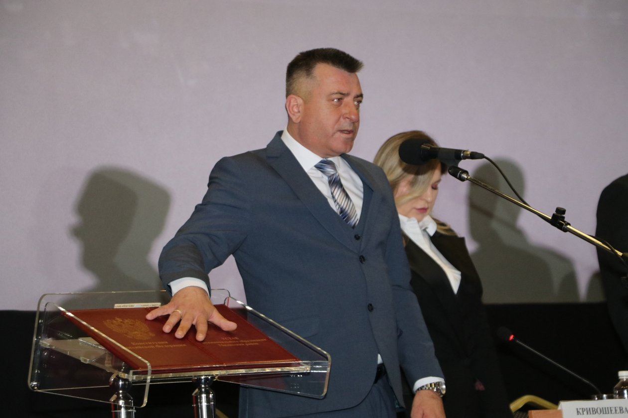 Новый глава Тбилисского района Кубани торжественно вступил в должность Пресс-служба администрации Краснодарского края