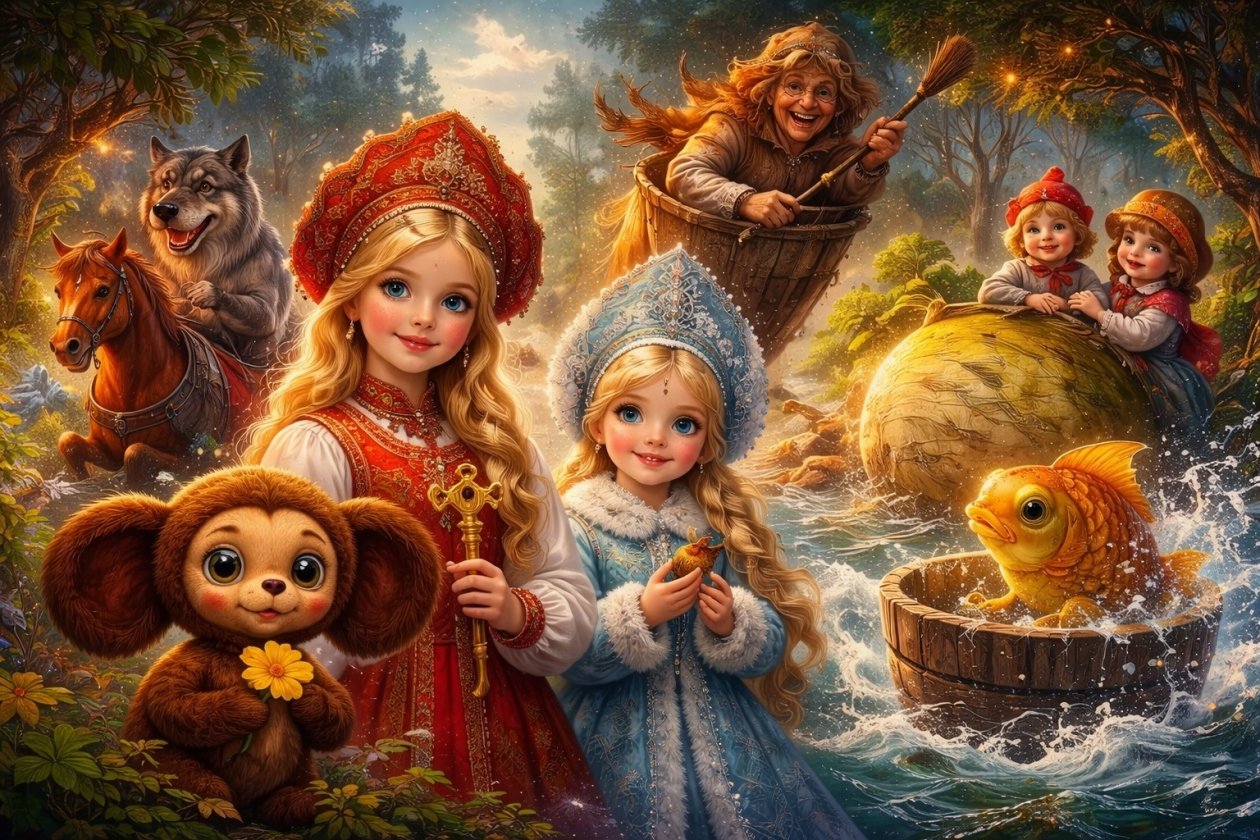 Сказки СССР сгенерировано ИИ Qwenlm.ai (18+)