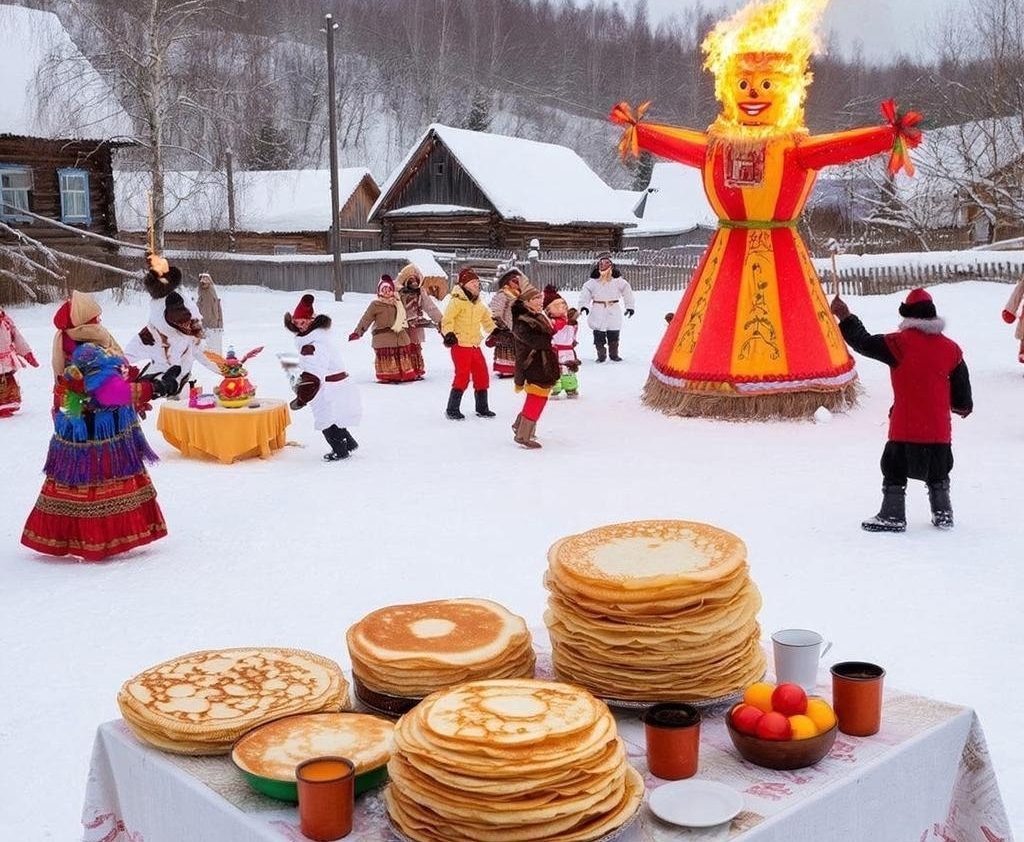 Кто чтит свои корни, знает 6/6 фактов про Масленицу. Или вы только блины есть умеете? ИИ GigaChat (18+)