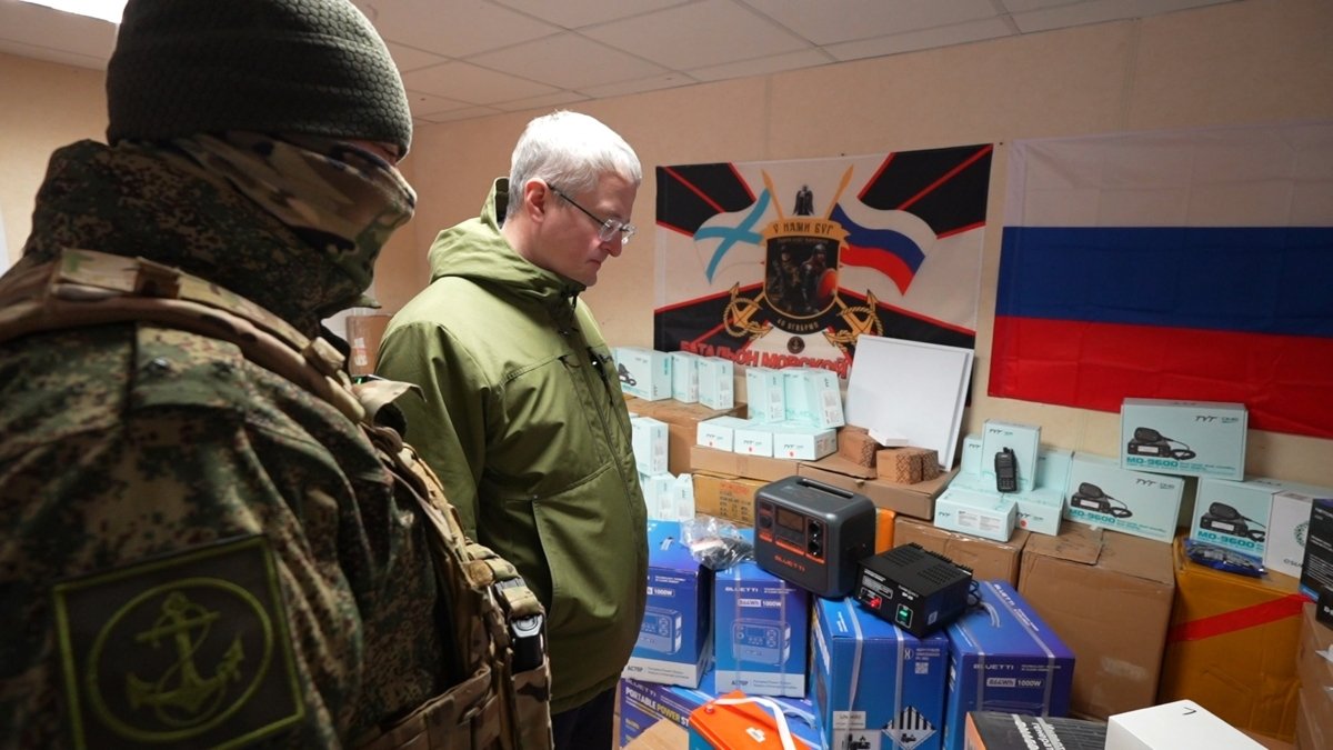 Владимир Солодов и бойцы Правительство Камчатского края