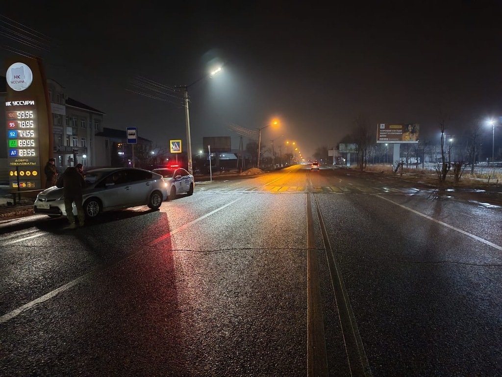 Место аварии предоставлено Госавтоинспекцией Уссурийска