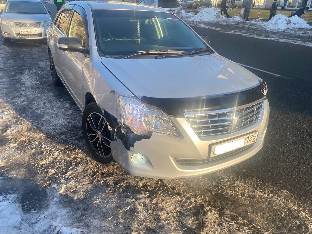 Водитель сбил пешехода предоставлено Госавтоинспекцией Уссурийска