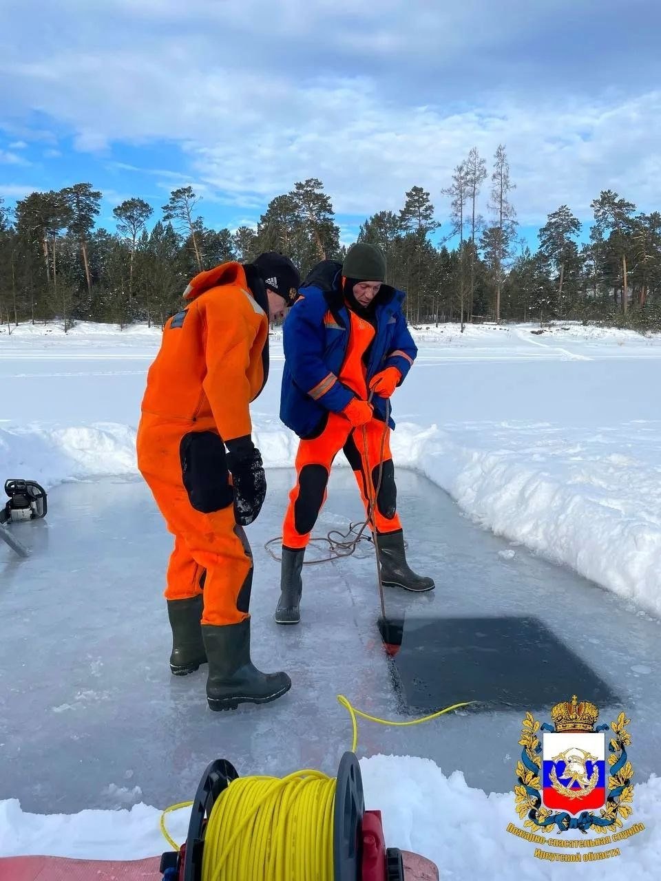 Дно реки Оки в Куйтунском районе обследовали в поисках пропавших Пресс-служба ГУ МЧС России по Иркутской области