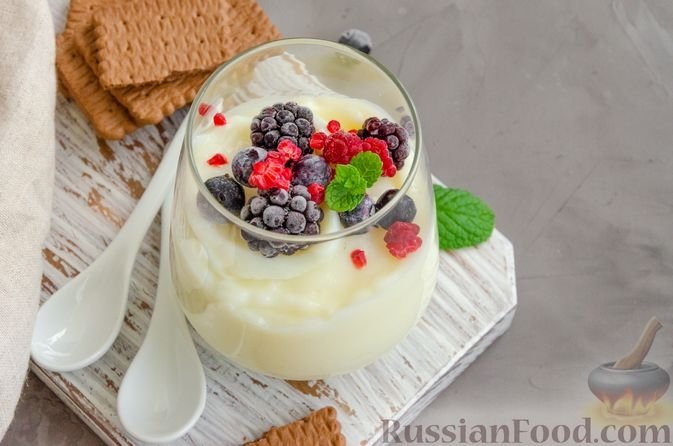 Молочный кисель как пудинг: нежный и кремовый - дети попросят ещё и ещё russianfood.com