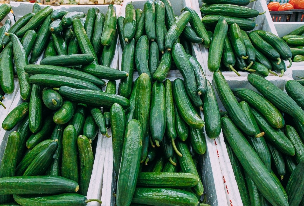 Огурцы в супермаркете ИА PrimaMedia