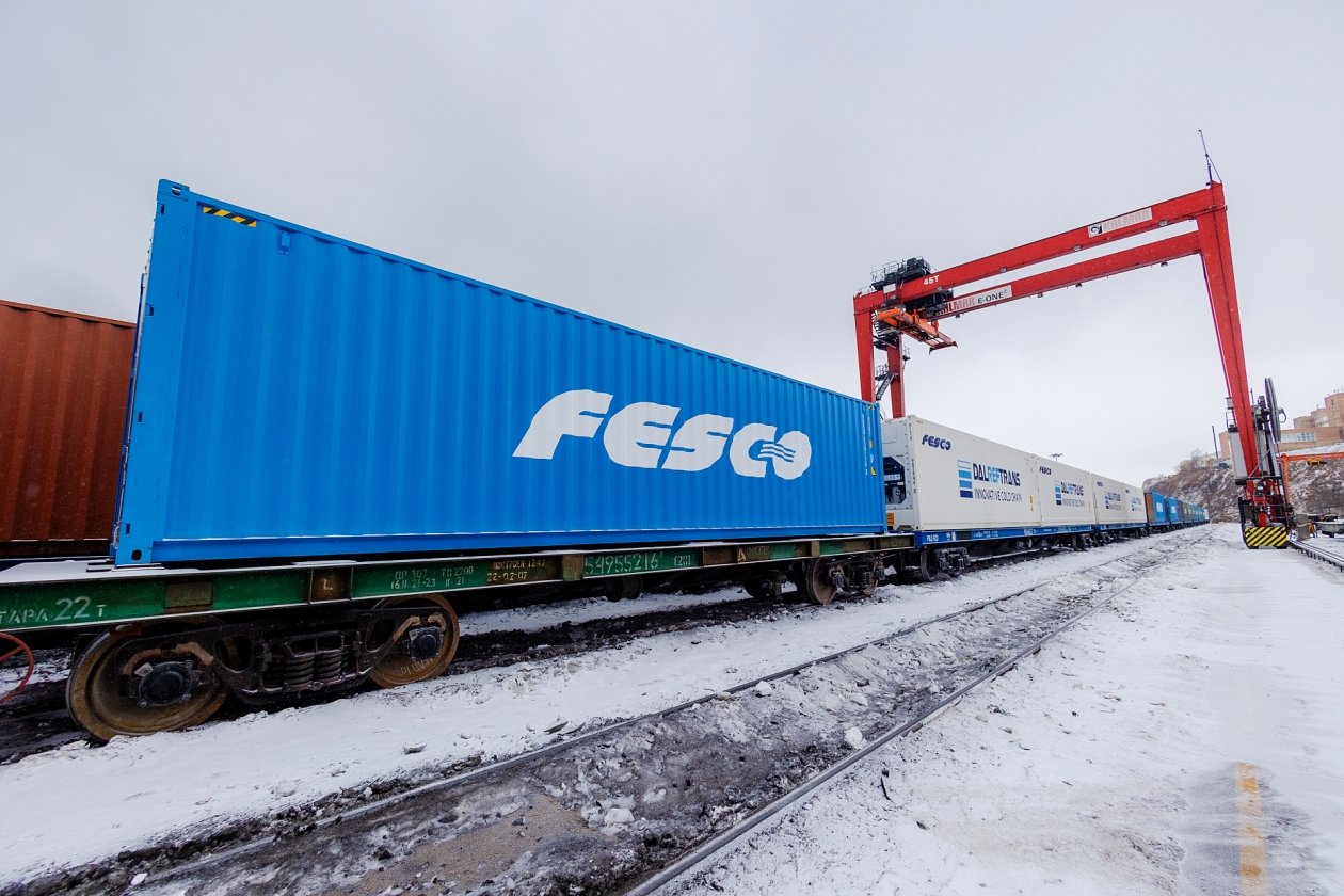 FESCO обновила рекорд по железнодорожным отправкам контейнеров из ВМТП пресс-служба FESCO
