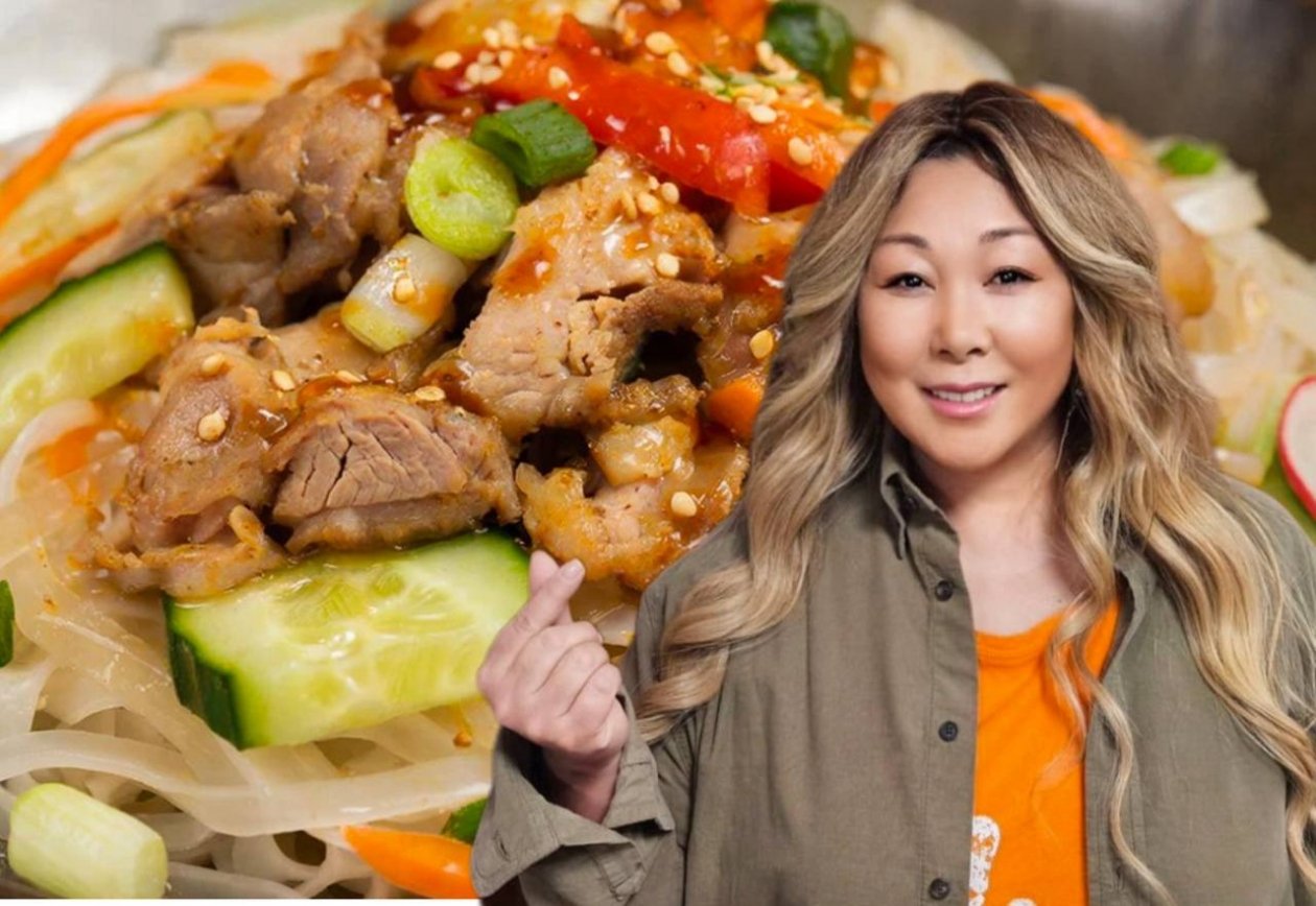 Анита Цой коллаж сгенерирован ИА UssurMedia на основе соцсетей Аниты Цой