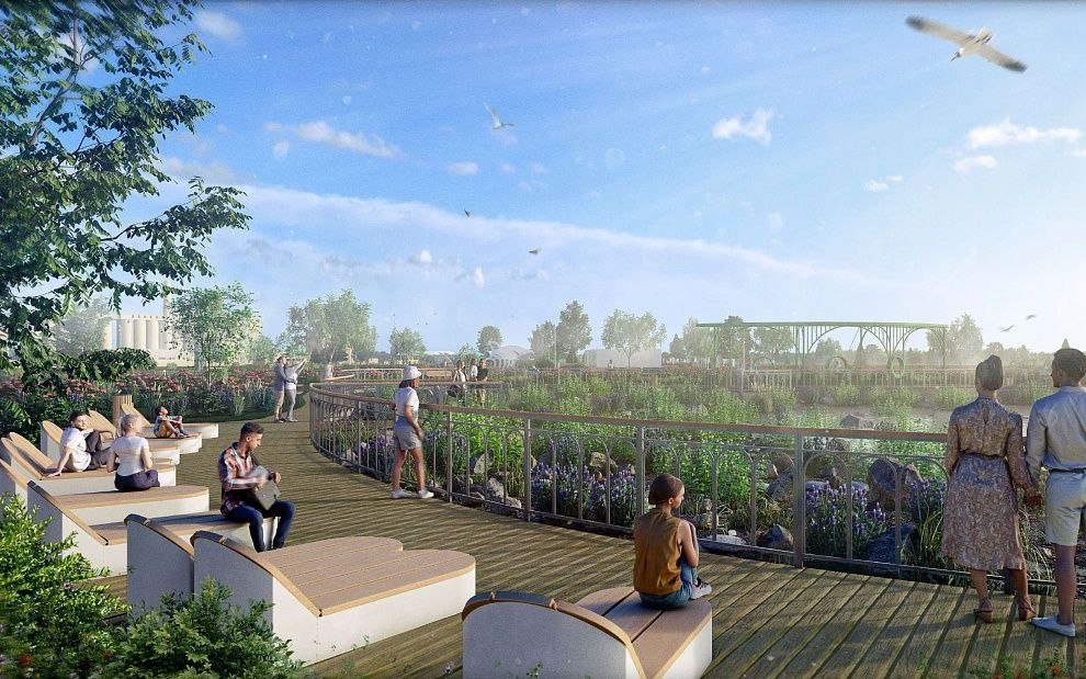 Благоустройство парка в Белогорске так и не началось Центр развития территорий Амурской области