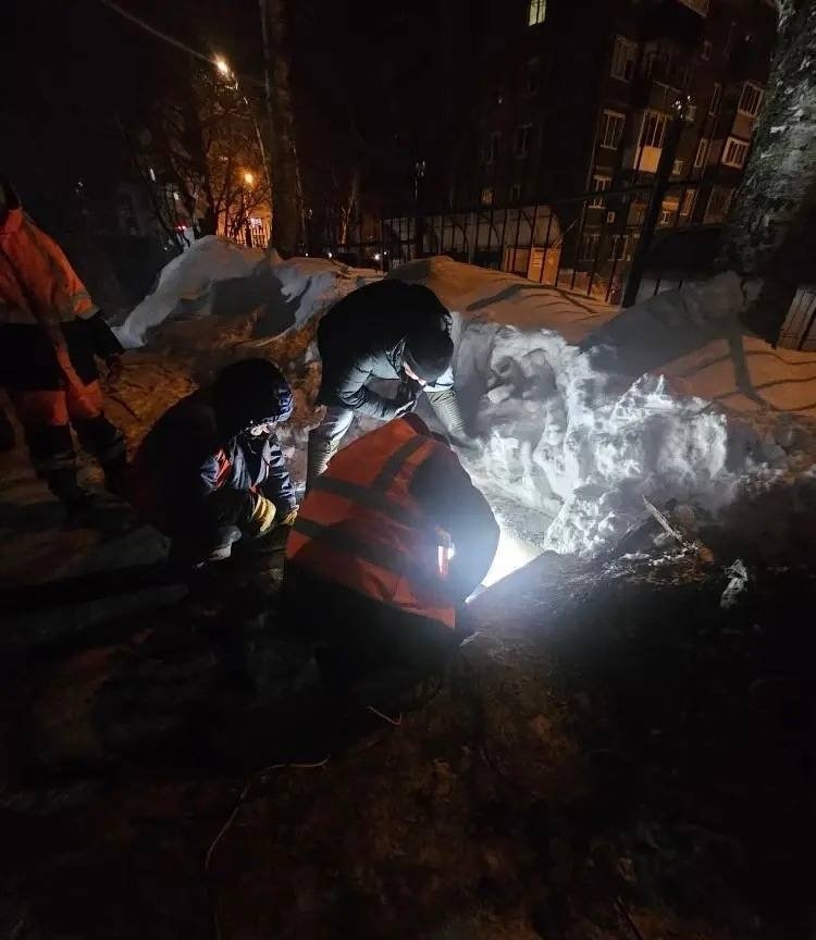 Фото с места аварии пресс-служба &quotРВК-Сахалин&quot